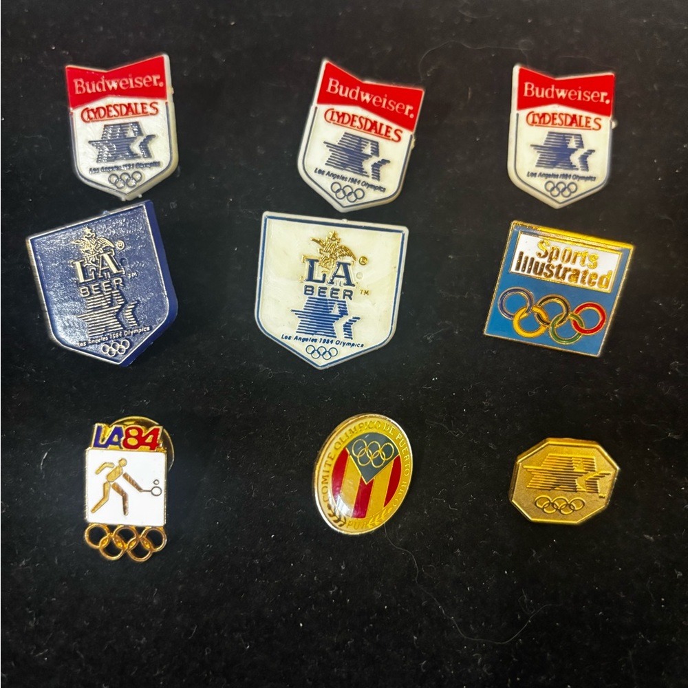 9-USA Olympic LA 1984 Pins